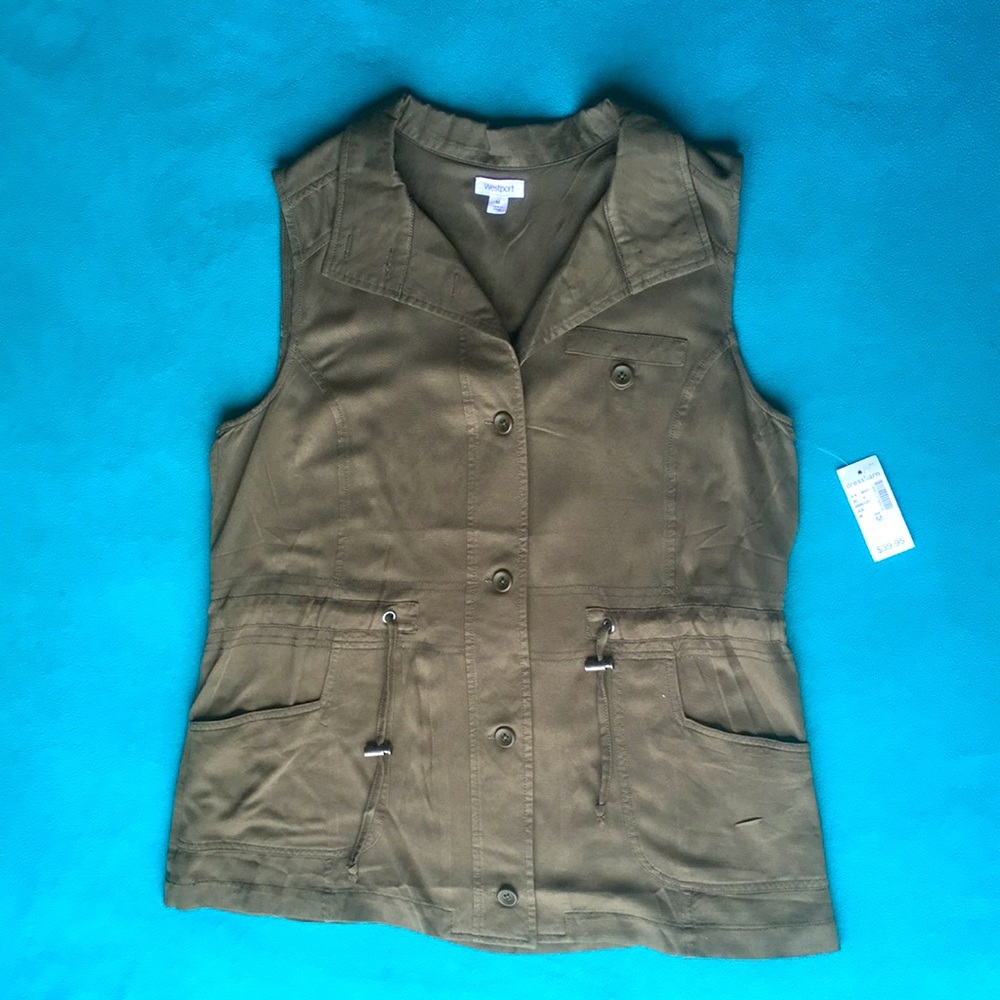 Olive/Army Green Westport Vest - Medium NWT